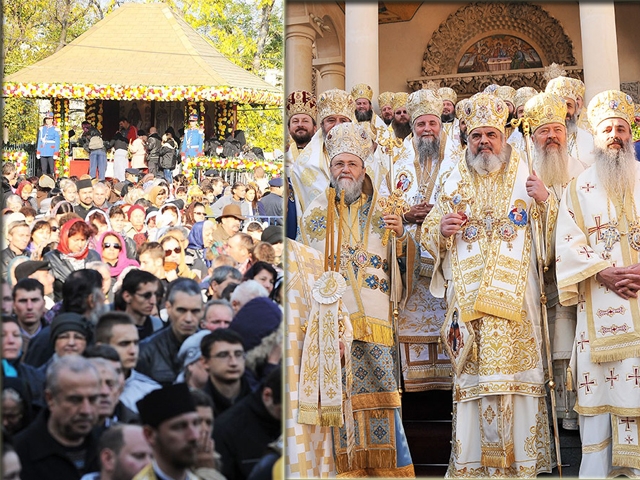 Slujire şi mulţumire Cuviosului Dimitrie