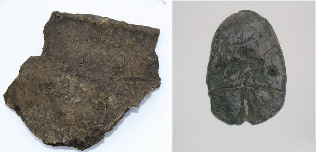 Pandantiv cu semnul Crucii, descoperit la Baia Pandantiv cu semnul Crucii, descoperit la Baia