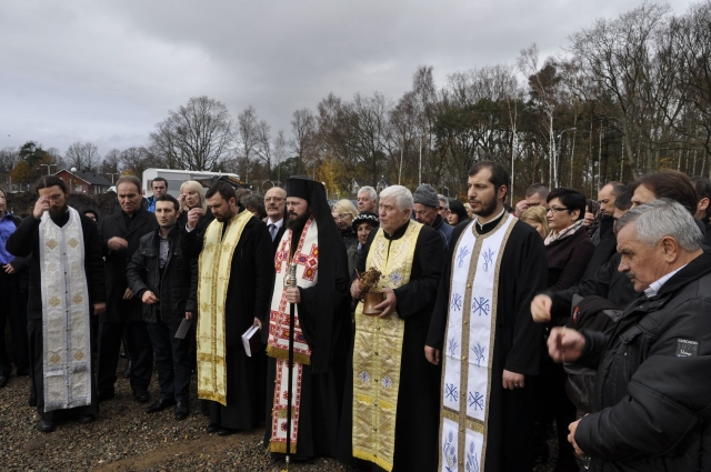Binecuvântarea fundaţiei noii biserici din oraşul Sölvesborg, Suedia Binecuvântarea fundaţiei noii biserici din oraşul Sölvesborg, Suedia