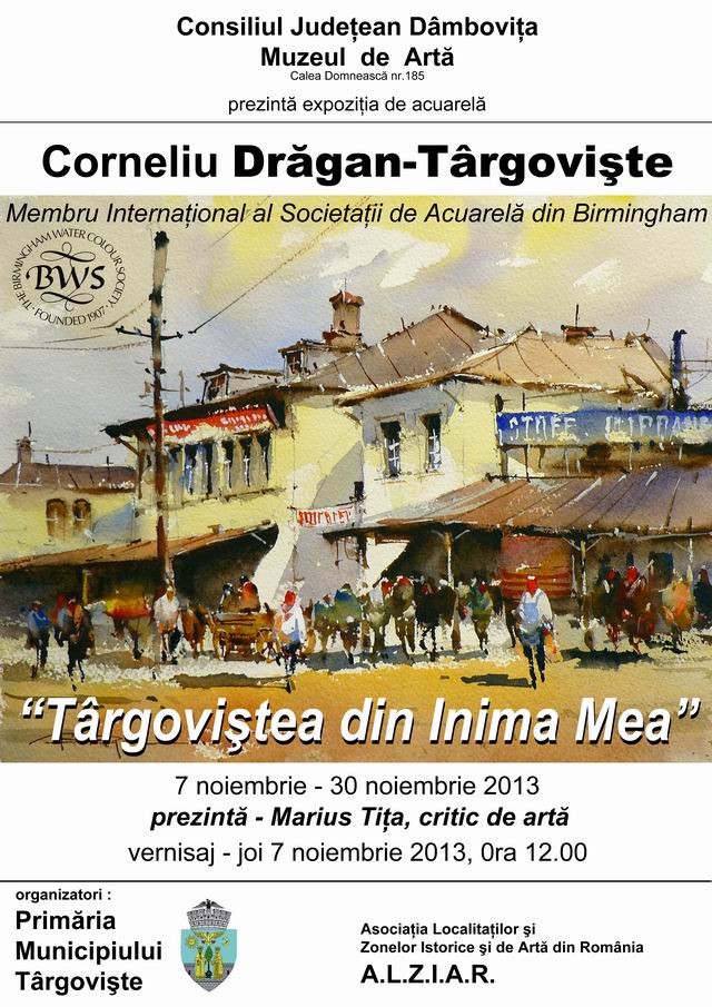 Expoziție Corneliu Drăgan, la Muzeul de Artă din Târgovişte