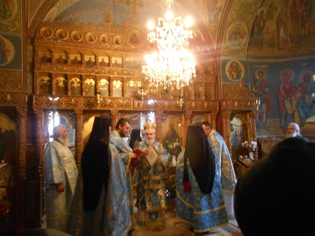 Hram la Mănăstirea Hodoş-Bodrog