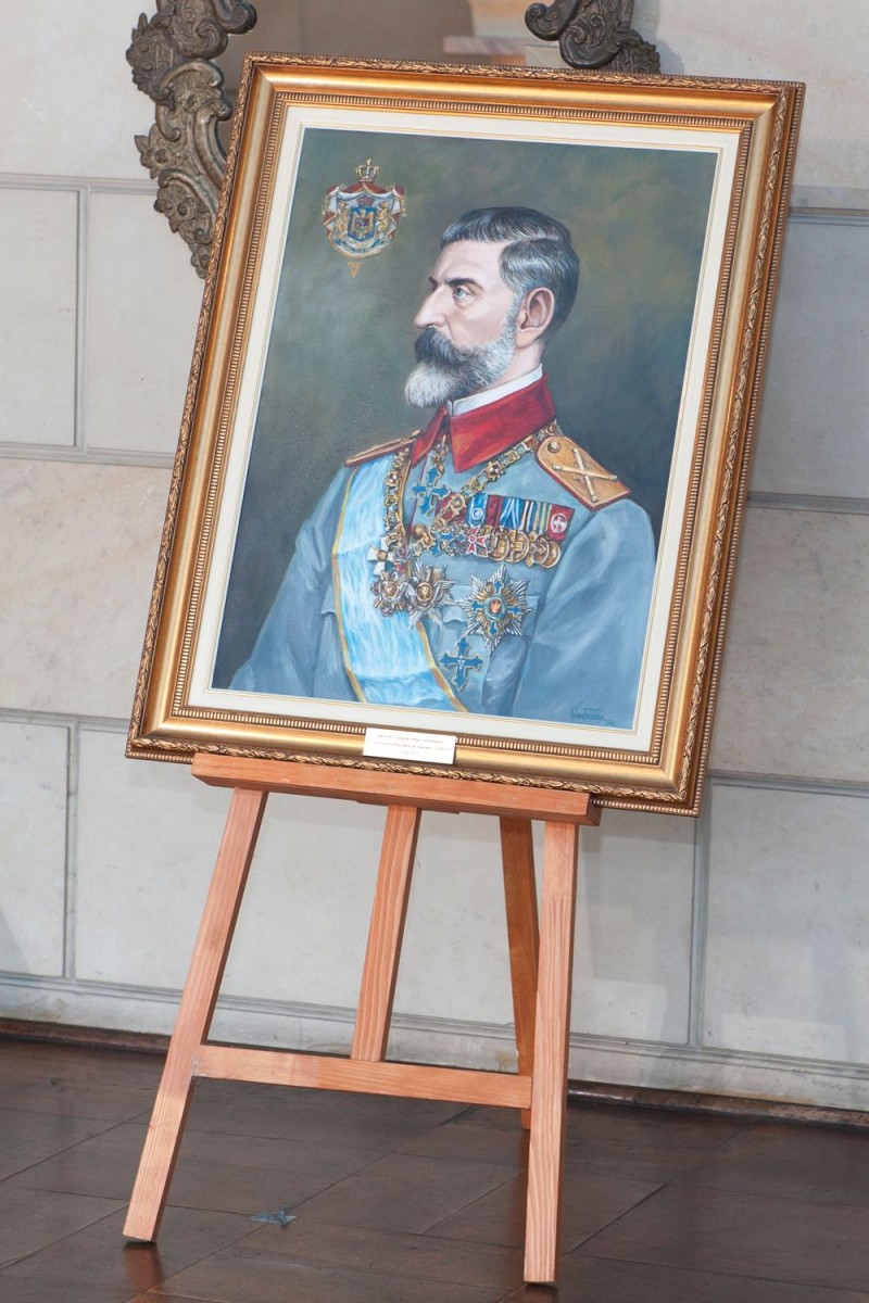 Regele Mihai I al României a primit delegația Universității Naționale de Apărare "Carol I"