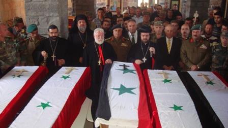 Gropi comune pentru creştinii din Sadad