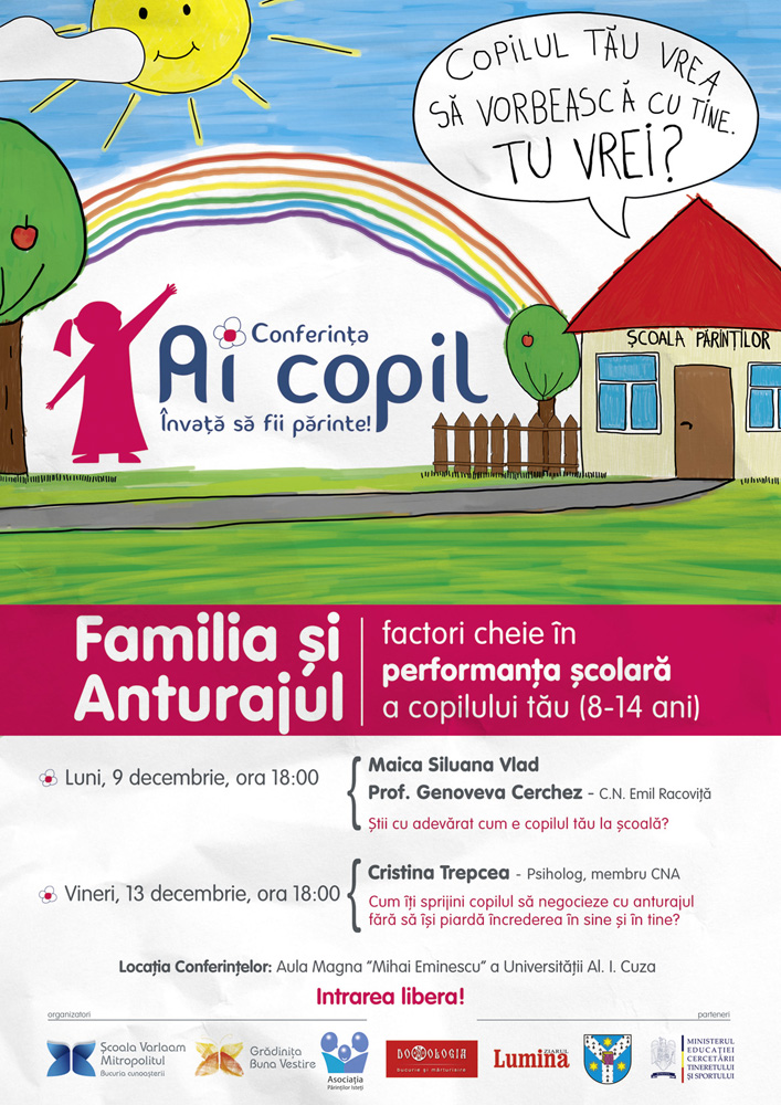 O nouă ediție a proiectului „Ai Copil. Învaţă să fii părinte”