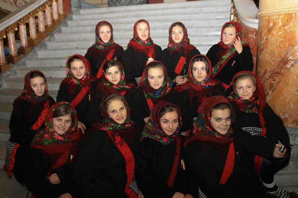 Colindători din Vicovu de Sus - Suceava, în Bucureşti