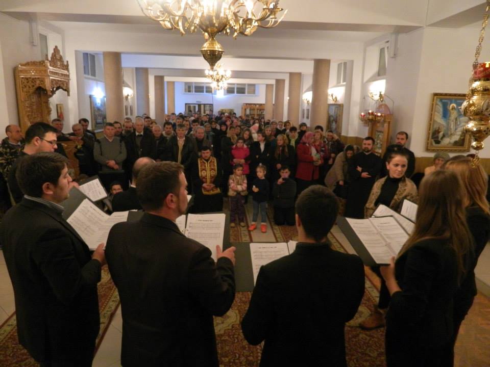 Rugăciune şi colind la Secu-Taşca