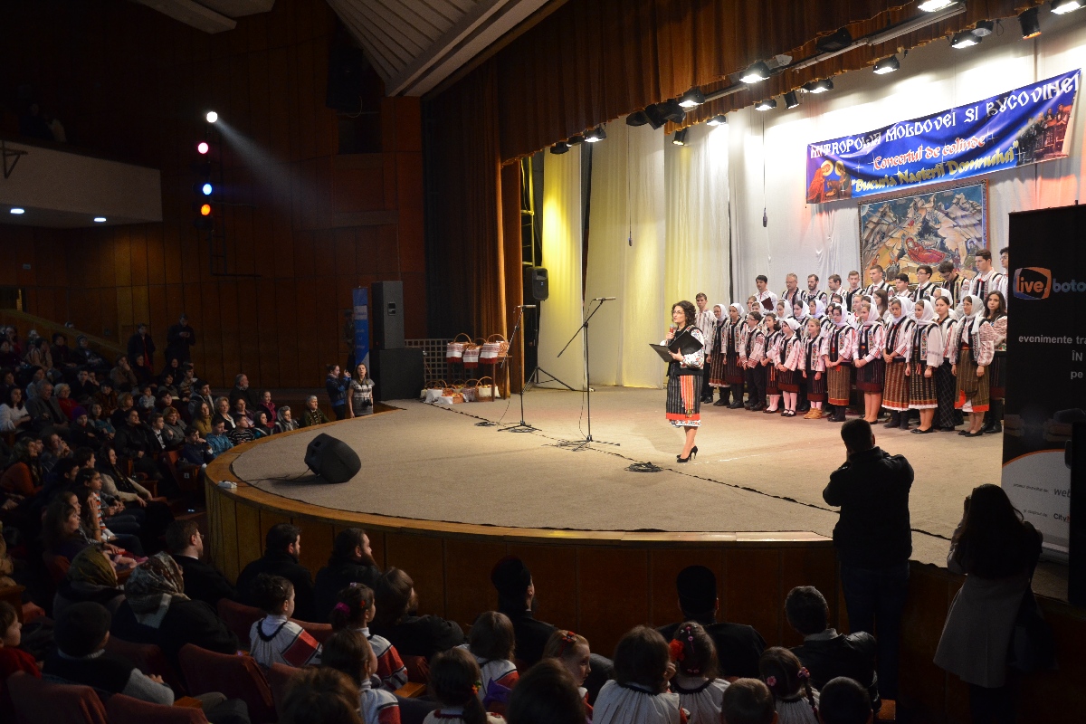 A debutat seria concertelor de colinde organizate de Mitropolia Moldovei şi Bucovinei