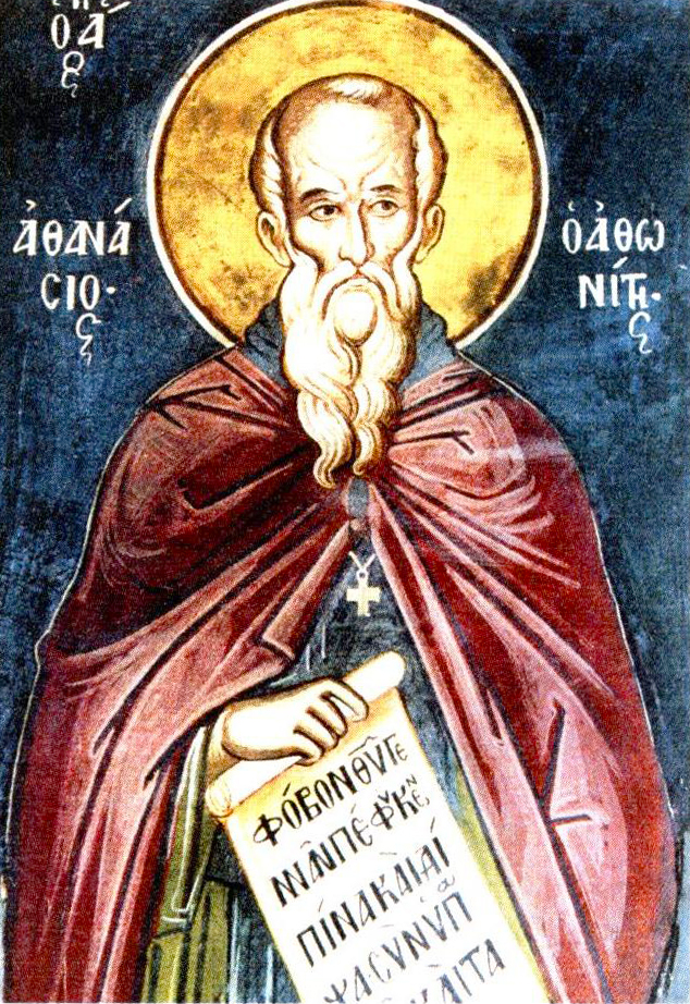 Cuviosul Atanasie Athonitul (†1001/4)