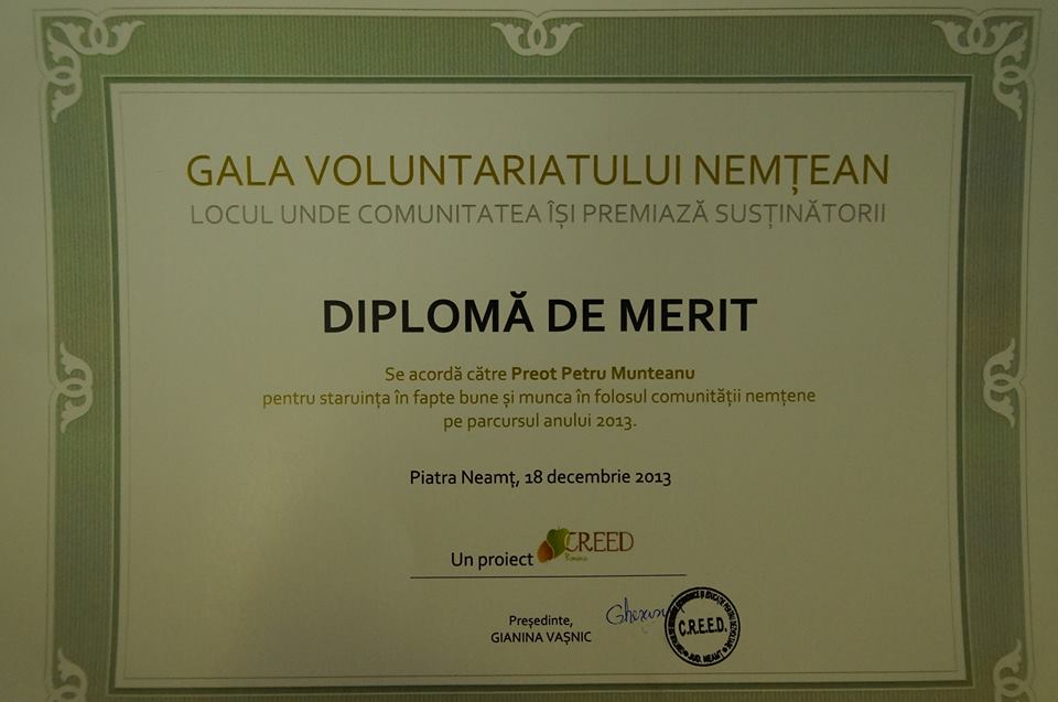 Gala Voluntariatului Nemțean 2013