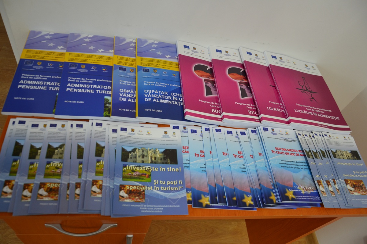Bilanţul final al proiectului „Investeşte în tine! Şi tu poţi fi specialist în turism!”