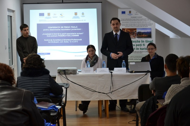 Finalizarea proiectului: &quot;Investeşte în tine! Şi tu poţi fi specialist în turism!&quot;