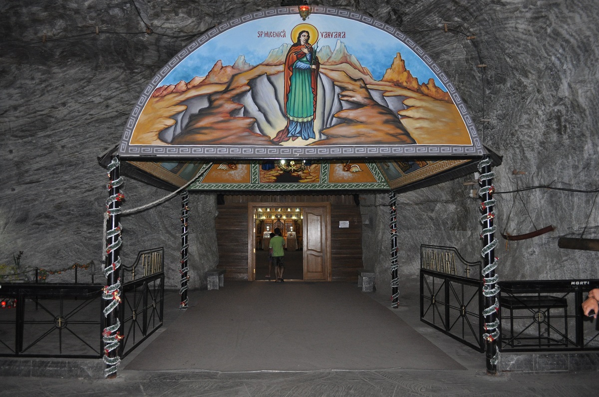 Hram în biserica Salinei Târgu Ocna