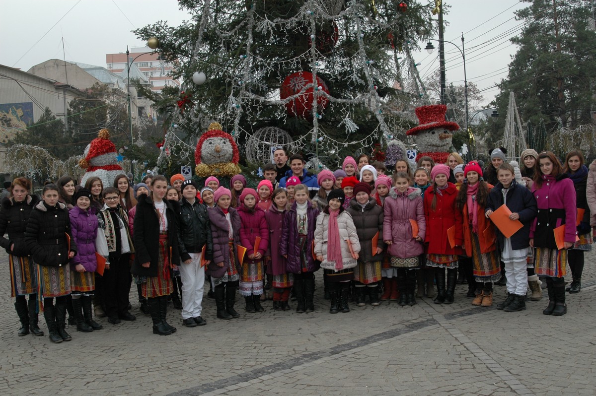 Concerte de colinde ale copiilor din parohia Uda