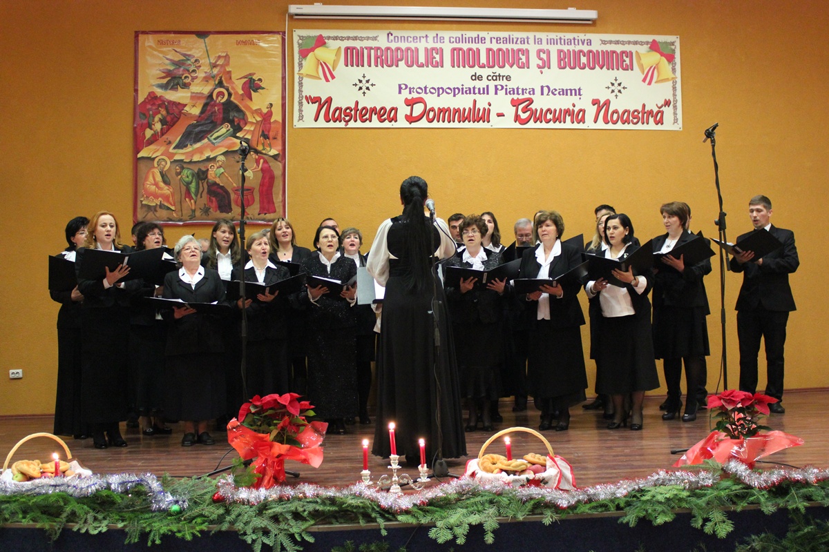 Bucuria Naşterii Domnului, răspândită prin colinde la Piatra-Neamţ
