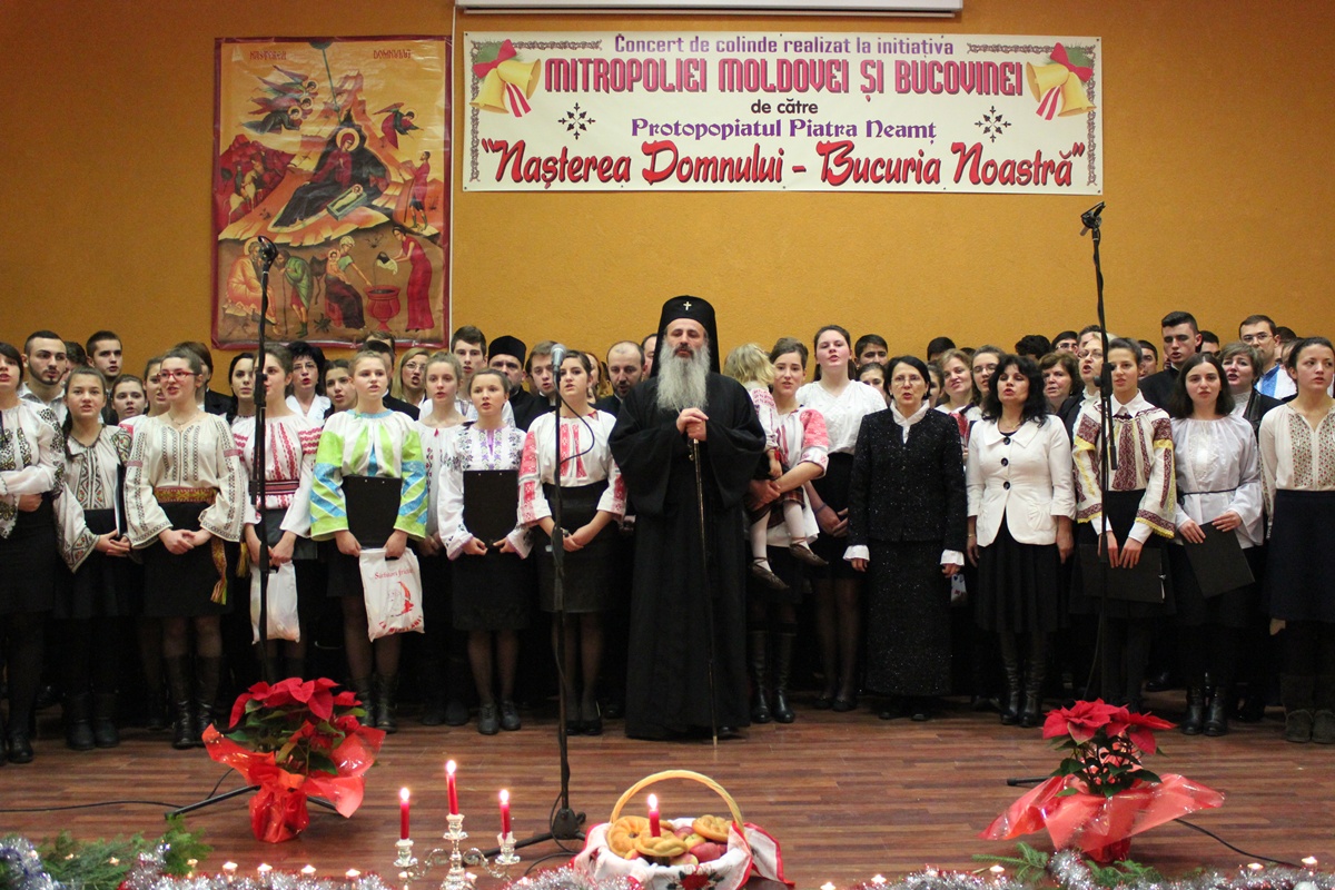 Bucuria Naşterii Domnului, răspândită prin colinde la Piatra-Neamţ