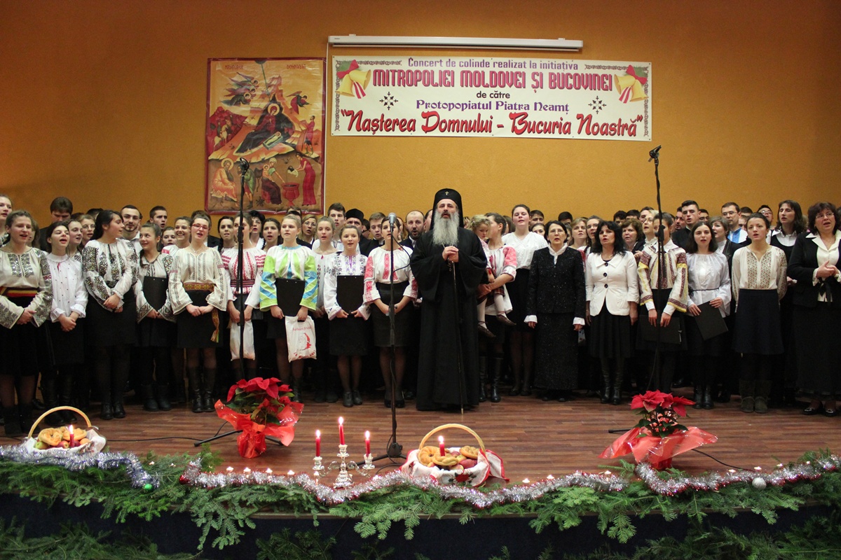 Bucuria Naşterii Domnului, răspândită prin colinde la Piatra-Neamţ