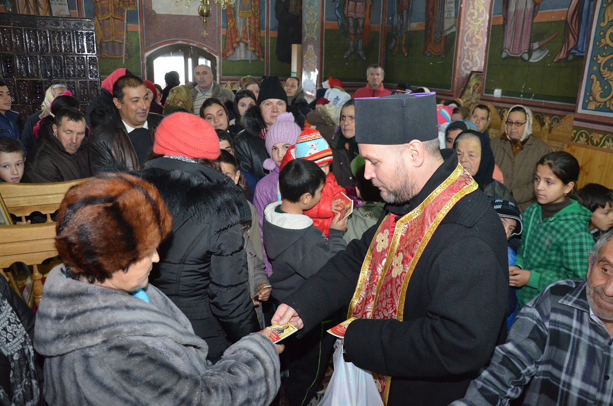 Acţiune misionar-caritativă desfăşurată în parohia Slobozia