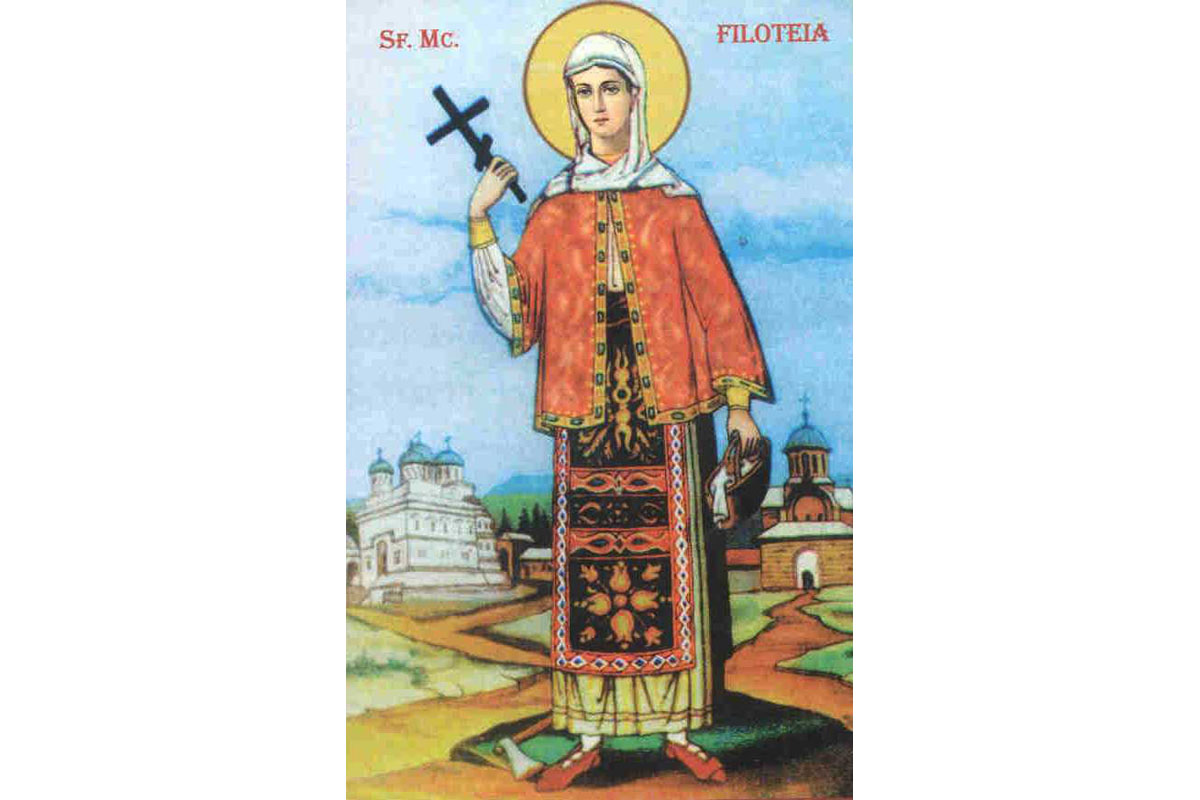 Sfânta Muceniţă Filofteia, ocrotitoarea copiilor şi a tinerilor