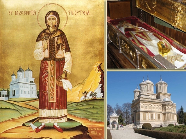 Sfânta Muceniță Filofteia, cinstită la Curtea de Argeș