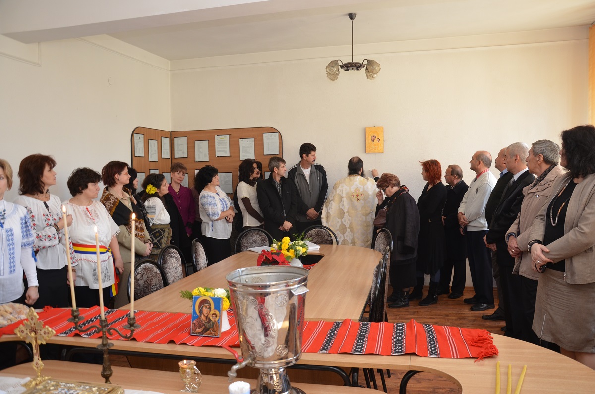 Slujbă de binecuvântare la Colegiul Tehnic de Transporturi și Construcții  din Iași