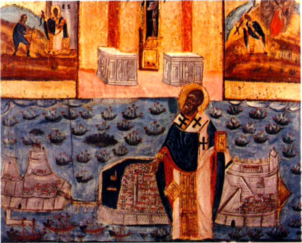 Sfântul Spiridon are grijă de mâncarea pentru hramul său