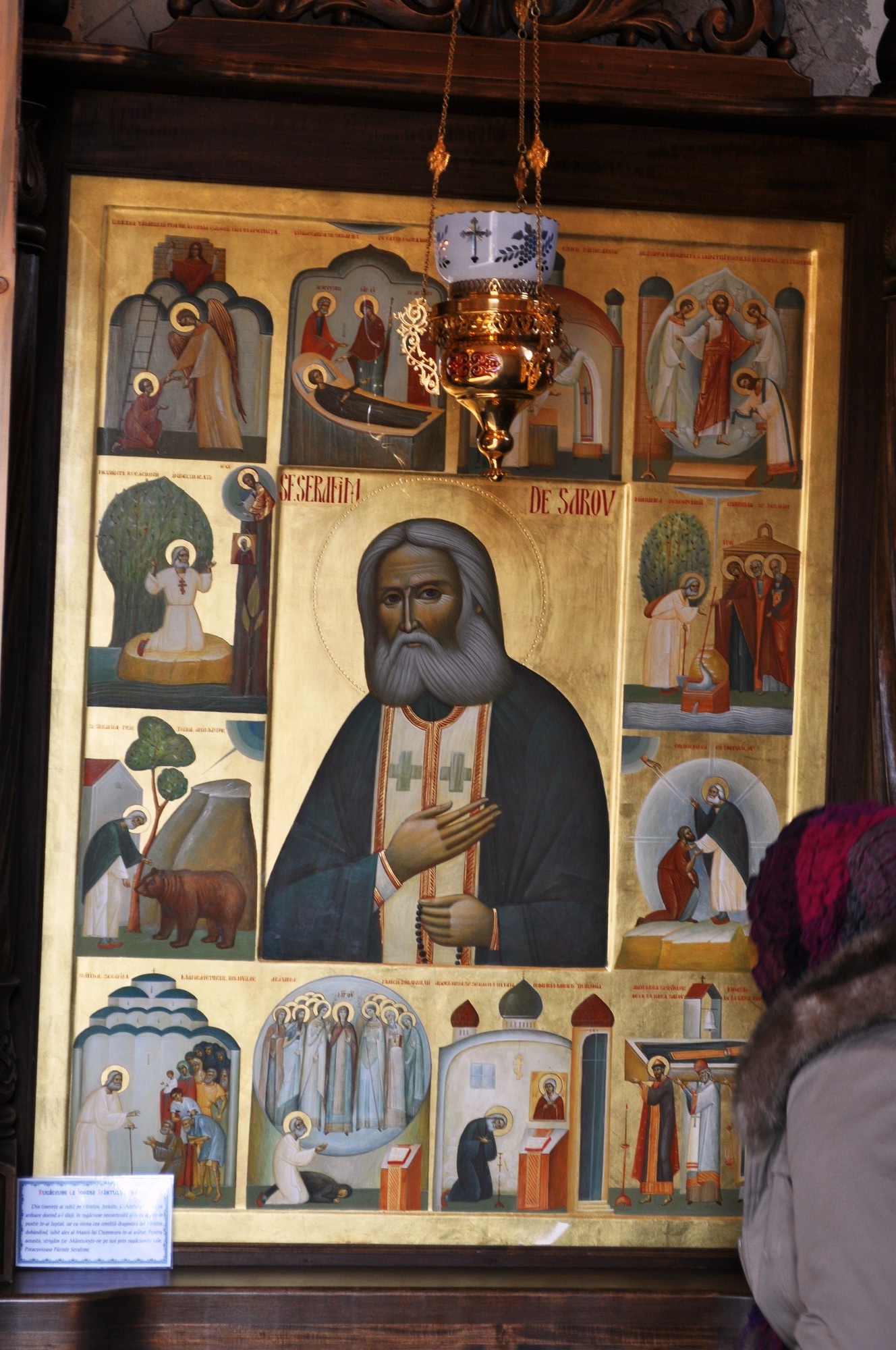 Sfântul Cuvios Serafim de Sarov, cinstit la Mănăstirea Sihăstria Putnei