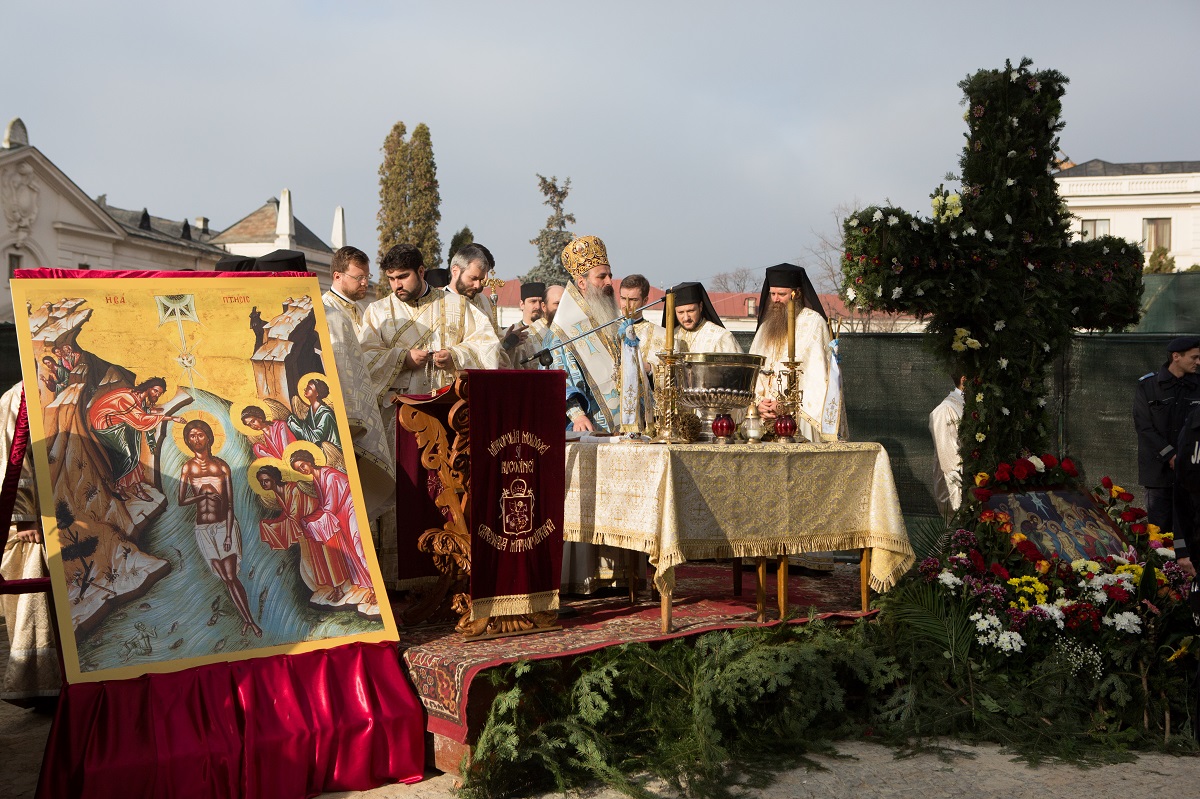 Boboteaza la Catedrala mitropolitană din Iași