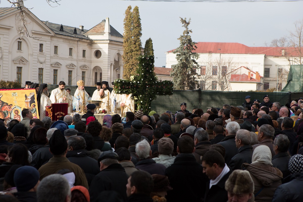 Boboteaza la Catedrala mitropolitană din Iași