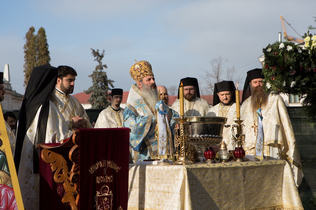 Boboteaza la Catedrala mitropolitană din Iași
