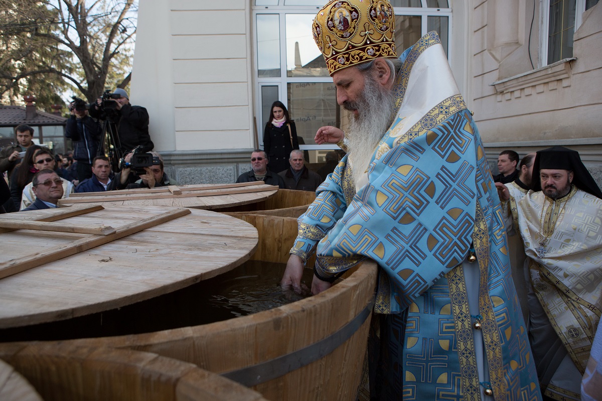 Boboteaza la Catedrala mitropolitană din Iași
