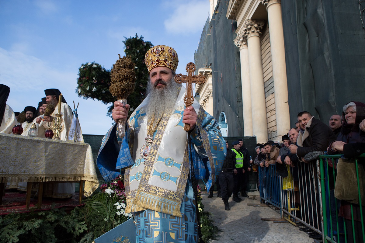 Boboteaza la Catedrala mitropolitană din Iași