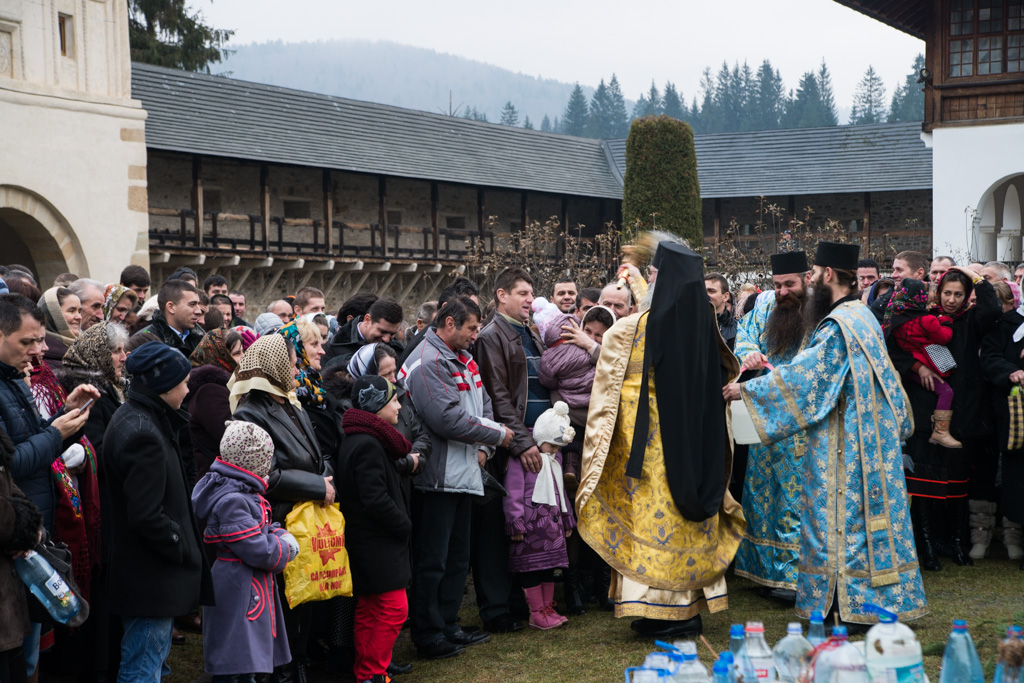 Boboteaza la Mănăstirea Putna