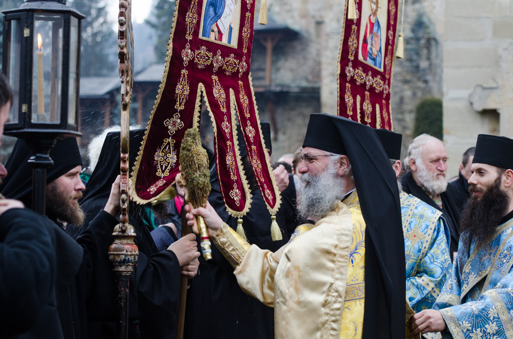 Boboteaza la Mănăstirea Putna