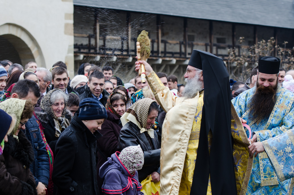 Boboteaza la Mănăstirea Putna