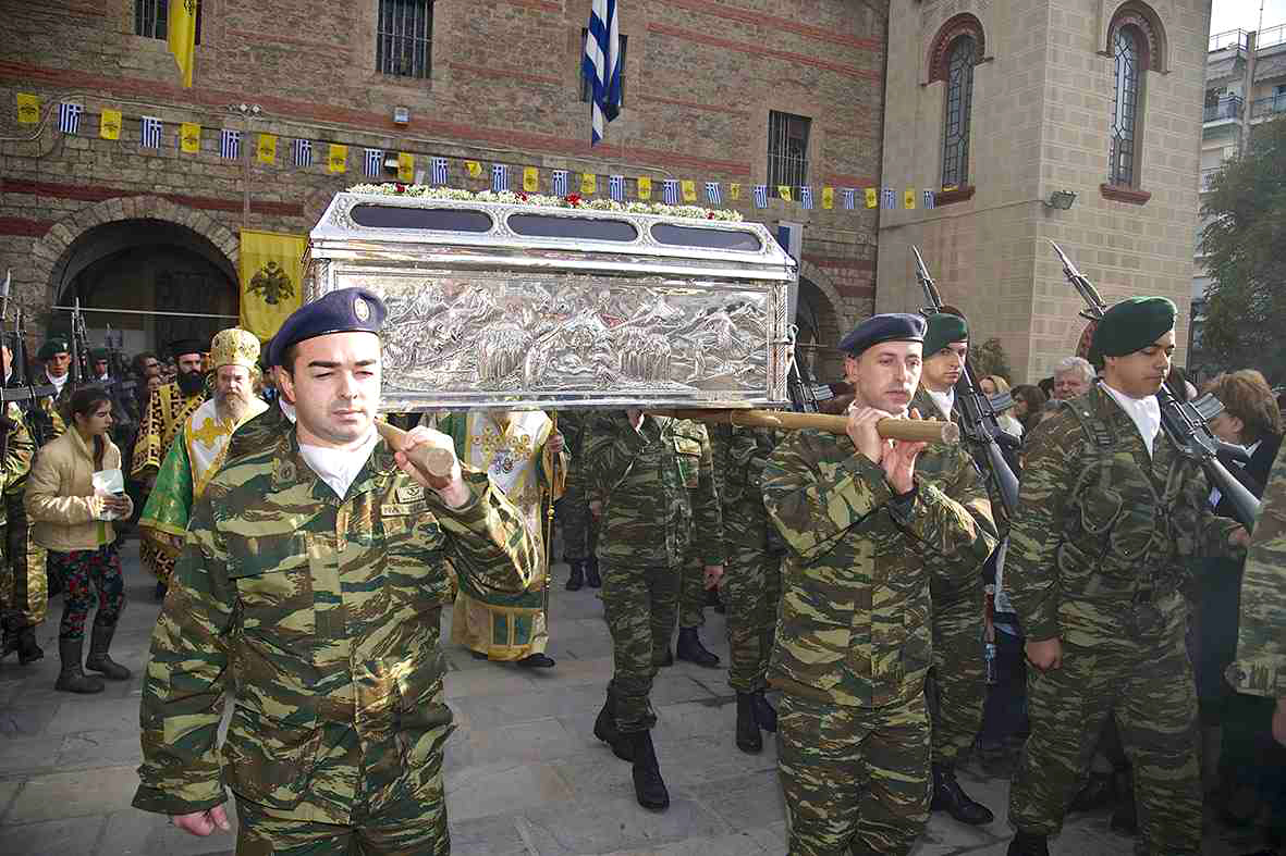 Cinci arhierei la prăznuirea Sfântului Cuvios Antonie cel Nou de la Veria