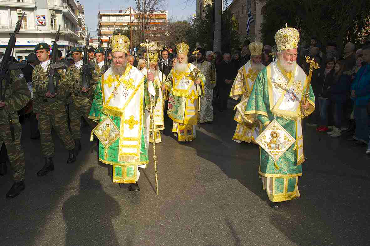 Cinci arhierei la prăznuirea Sfântului Cuvios Antonie cel Nou de la Veria