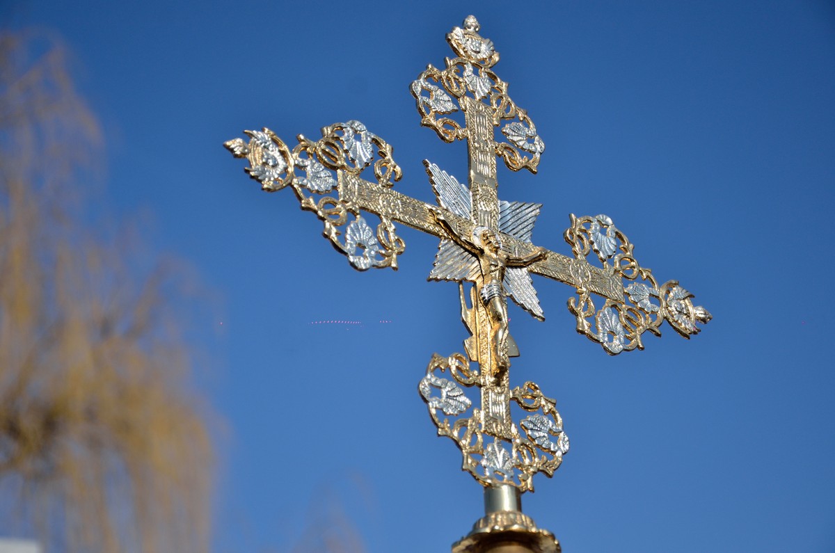 Sfinţirea Apei celei Mari în oraşul Comăneşti