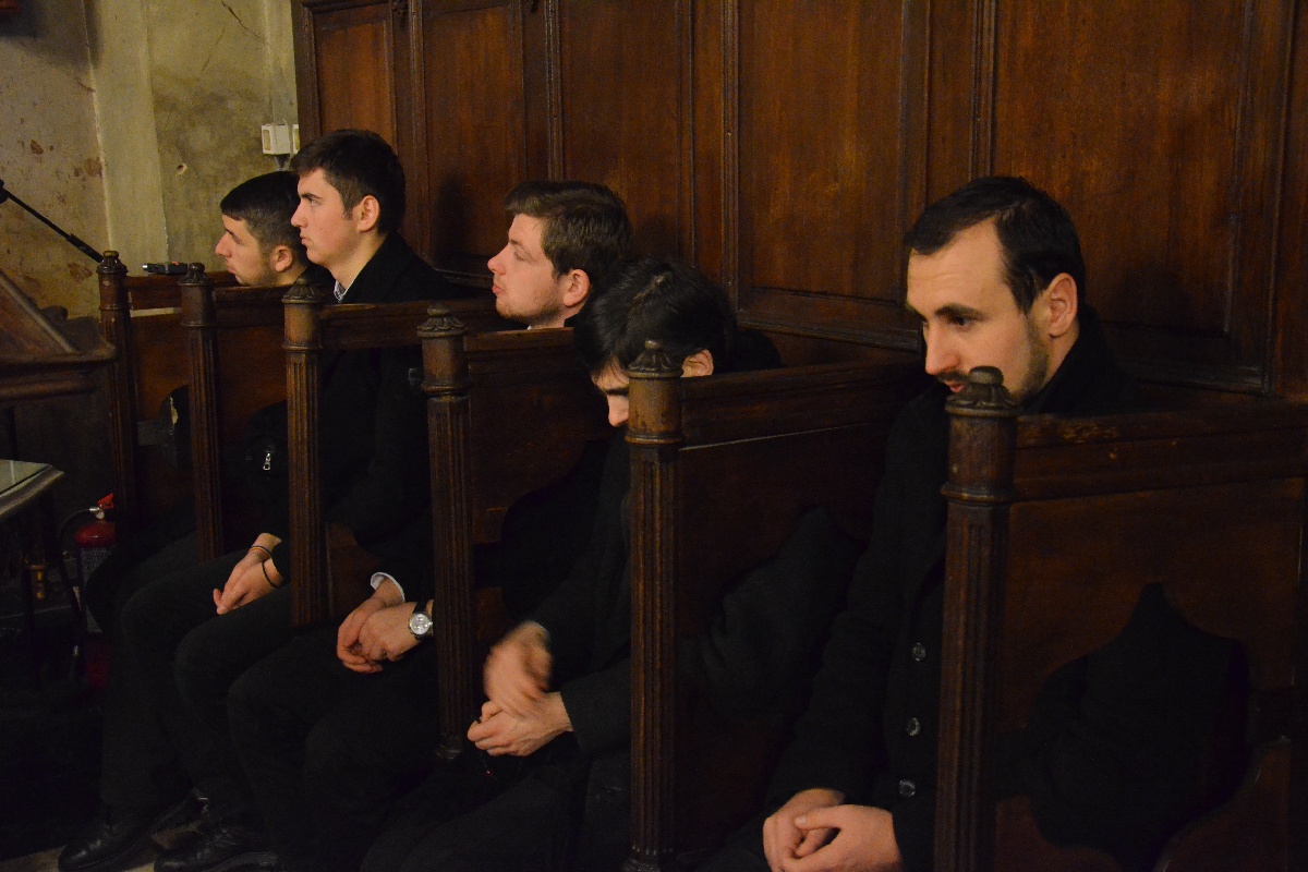 Liturghie oficiată de doi arhierei, la hramul Facultății de Teologie din Iași Liturghie oficiată de doi arhierei, la hramul Facultății de Teologie din Iași