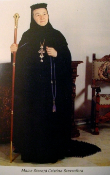 Stareța de la Mănăstirea Recea (Mureș), la venerabila vârstă de 80 de ani