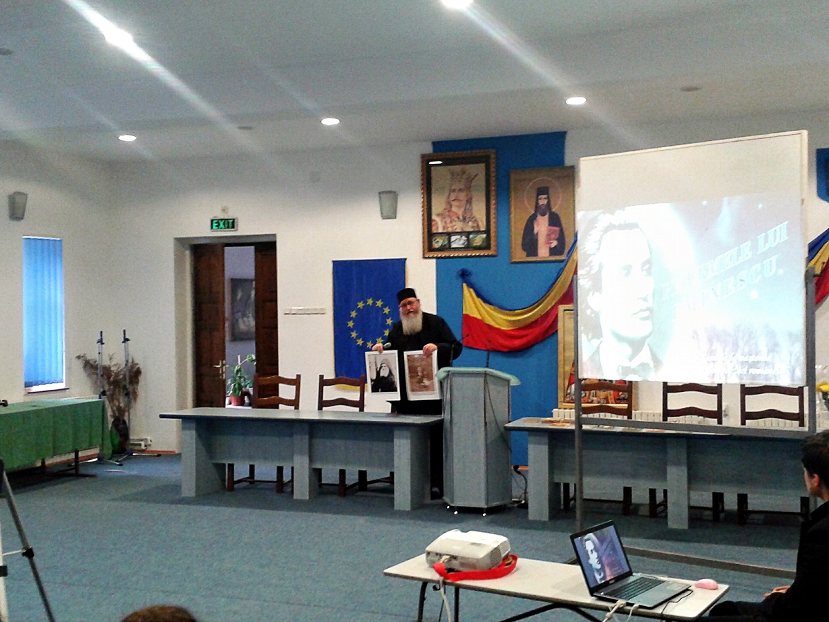 Omagierea lui Mihai Eminescu la Seminarul Teologic de la Mănăstirea Neamț