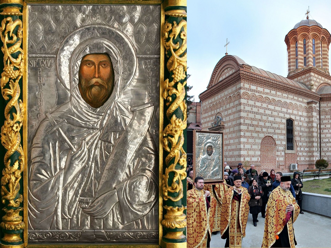 Biserica Domnească din Capitală îl sărbătoreşte pe Sfântul Cuvios Antonie cel Mare