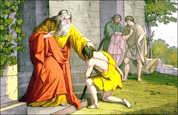 Cele săvârșite de tatăl arată binecuvântările primite prin întrupare.