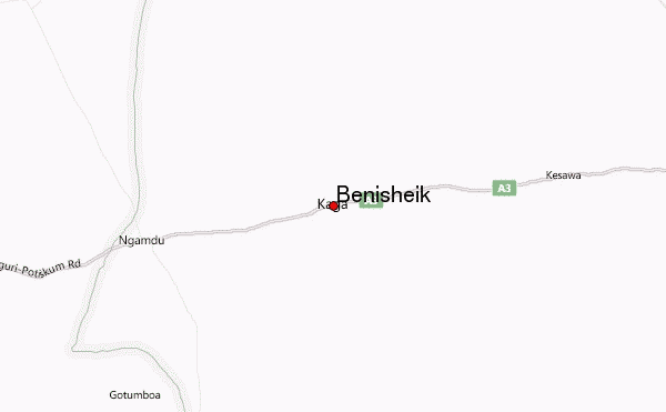 Benisheik – un nou oraş nigerian devastat
