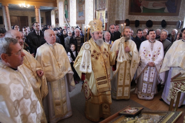Binecuvântare de lucrări la biserica din Mândra, Sibiu