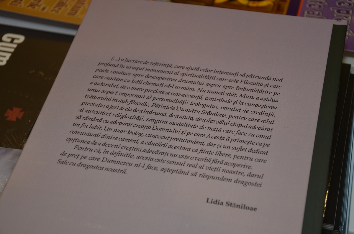 „Spiritualitate creştină şi rigoare ştiinţifică: notele de subsol ale Filocaliei Româneşti“