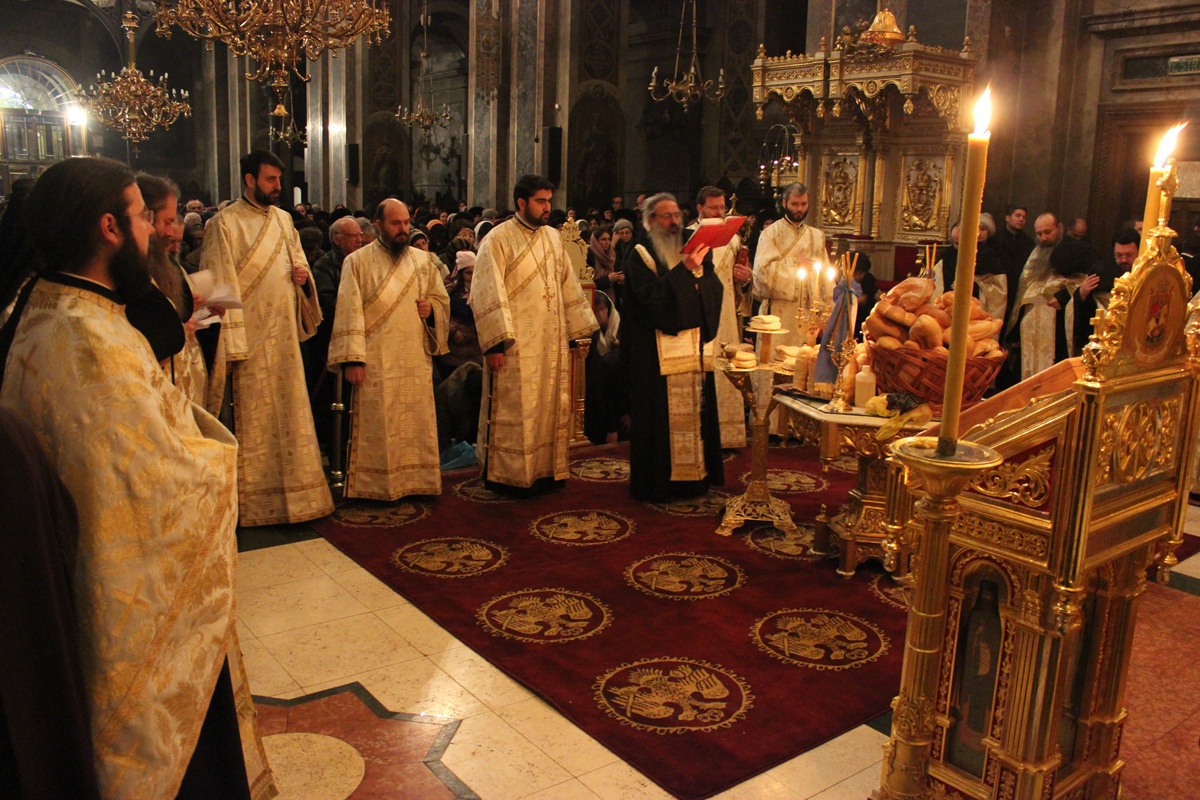 Priveghere de hram în cinstea Întâmpinării Domnului, la Catedrala Mitropolitană din Iaşi