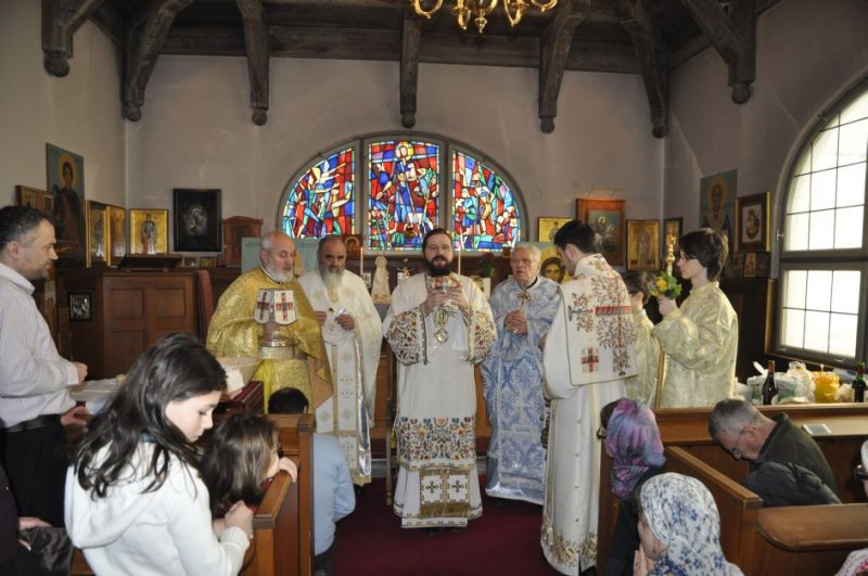 Slujire arhierească în Duminica Înfricoșătoarei Judecăți, la Stockholm Slujire arhierească în Duminica Înfricoșătoarei Judecăți, la Stockholm