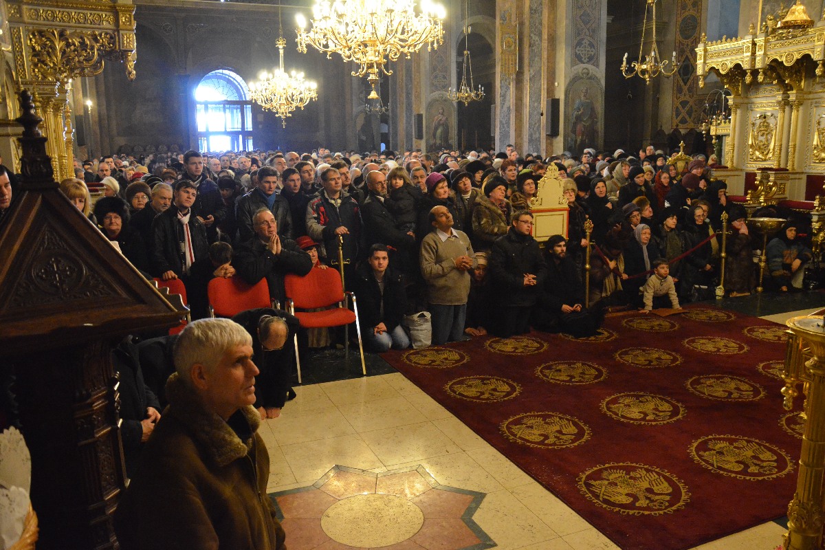 Patru ierarhi, la hramul istoric al Catedralei mitropolitane din Iași