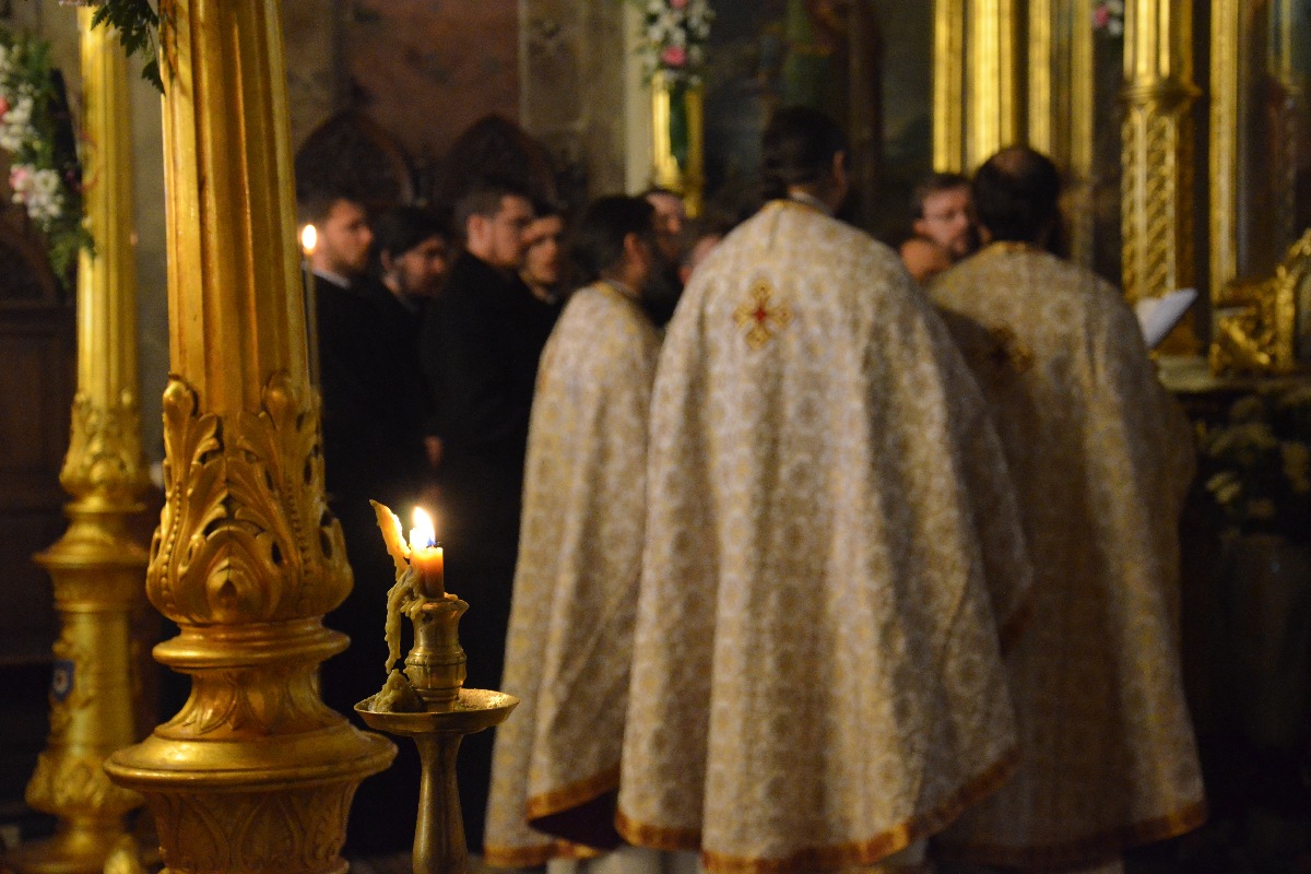 Patru ierarhi, la hramul istoric al Catedralei mitropolitane din Iași