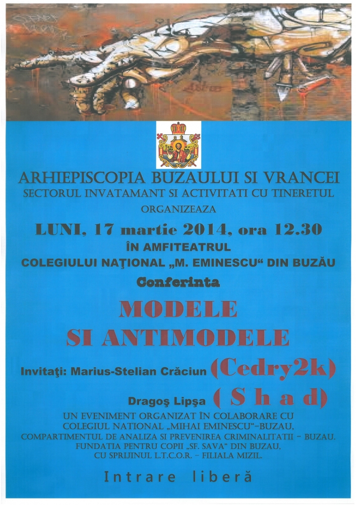 Conferinţa pentru tineri: „MODELE ŞI ANTIMODELE“